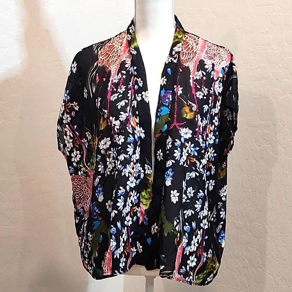 BEAUTIFUL ROOM MATES SHEER COVER UP SZ M